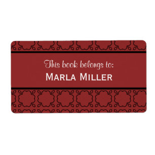 Country Charm Bookplate Labels