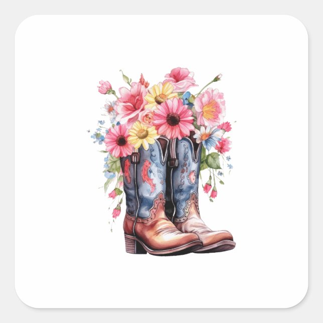 Country Charm Boot Stickers (Front)