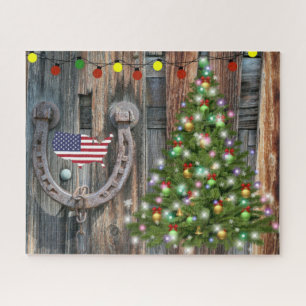 Country Charm Christmas Jigsaw Puzzle