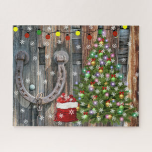 Country Charm Christmas Jigsaw Puzzle