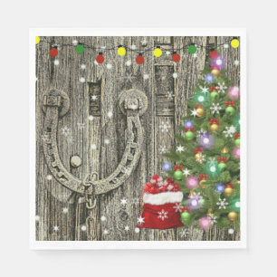 Country Charm Christmas Napkin