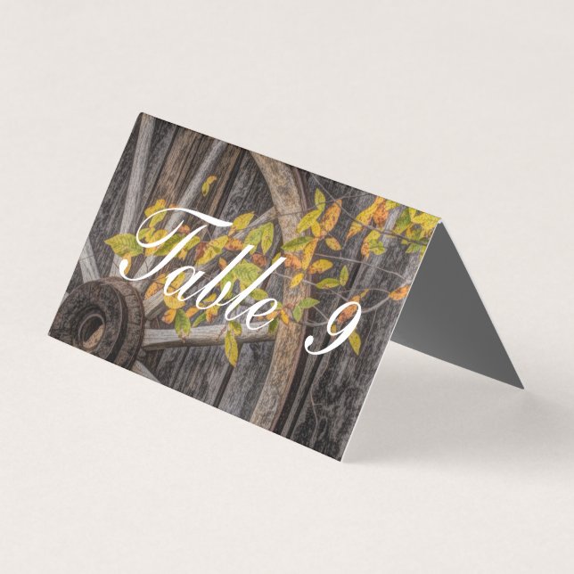 Country Charm - Rustic Western Wagon Wheel (Front)