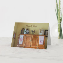 Country Charm Thank You Card