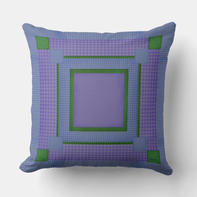 Country Checks Pillows (Front)