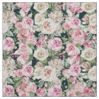 Country chic elegant gable green pink ivory floral