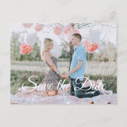 Country Chic | Save the Date Invitation Postcard