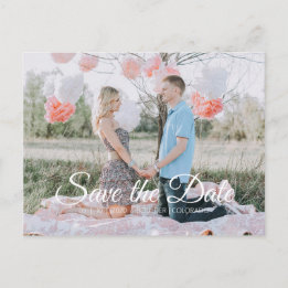 Country Chic | Save the Date Photo Postcard