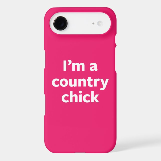 Country Chick Case-Mate iPhone Case (Back)