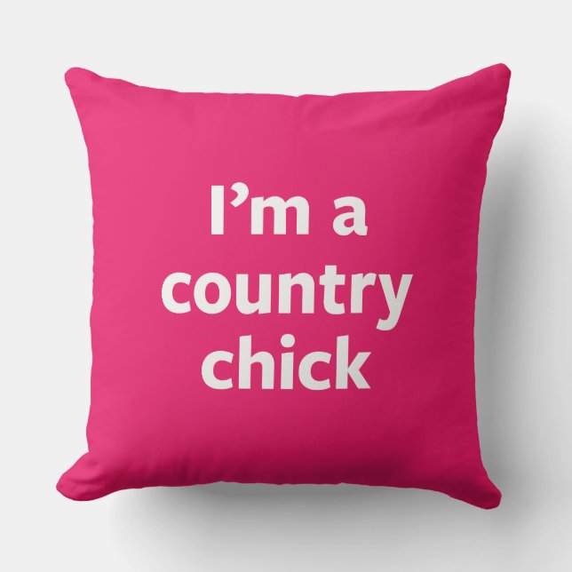 Country Chick Cushion (Front)