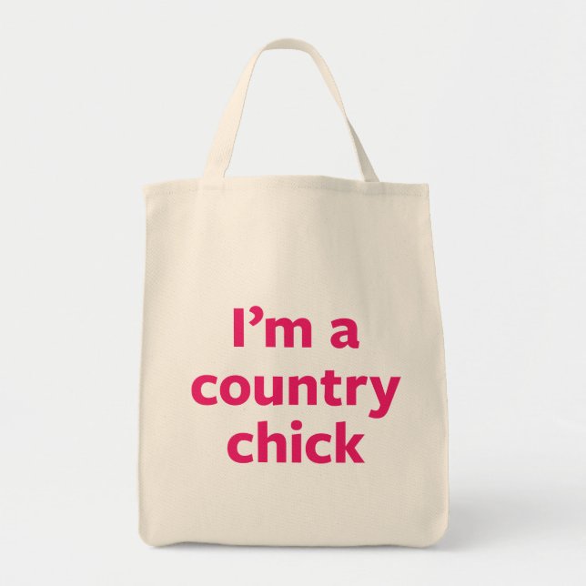 Country Chick Tote Bag (Front)
