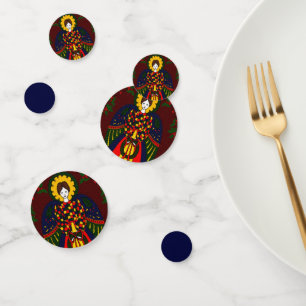 Country Christmas Angel Confetti