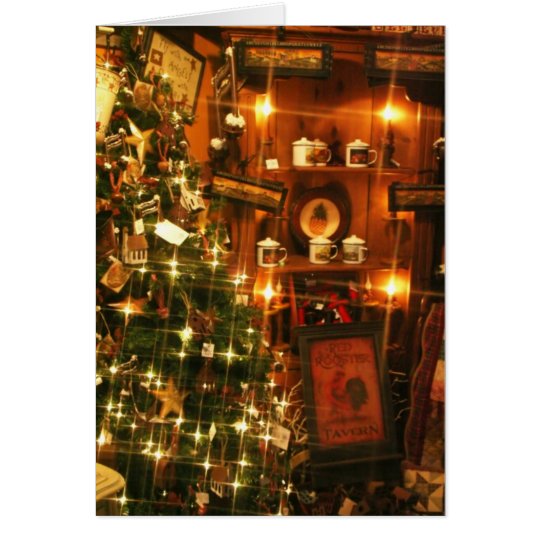 Country Christmas Greeting Card Friendship Art