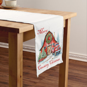 Country Christmas Medium Table Runner