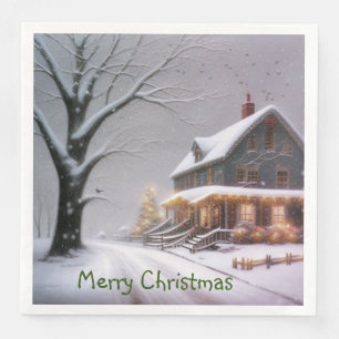 Country Christmas Napkin