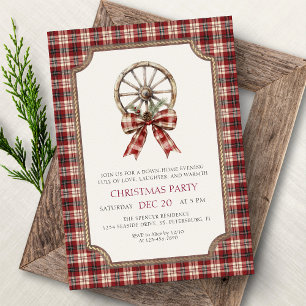 Country Christmas Party Invitation