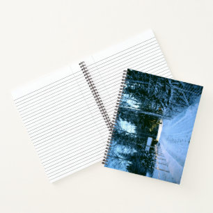 Country Christmas Snow Notebook