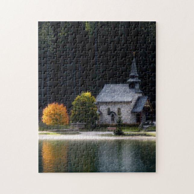 Country Church Jigsaw Puzzle (Vertical)