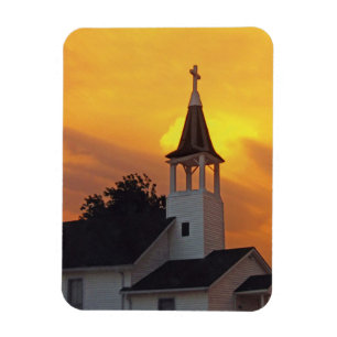 Country Church Magnet