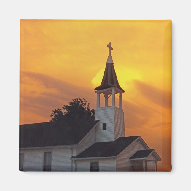 Country Church Magnet (Front)