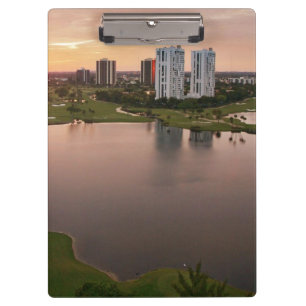 Country Club at sunset, Aventura, Florida Clipboard