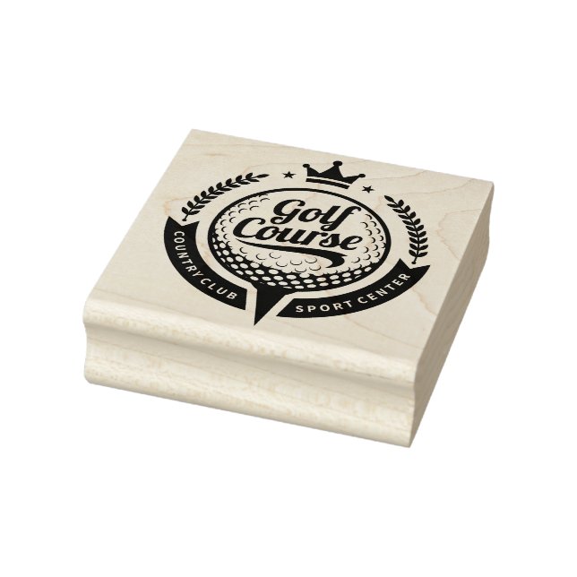 Country Club Golf Course Rubber Stamp (Stamp)