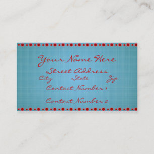Country Cosy Business Card