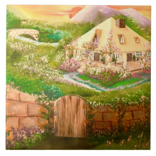 Country Cottage Ceramic Tile