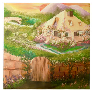 Country Cottage Ceramic Tile