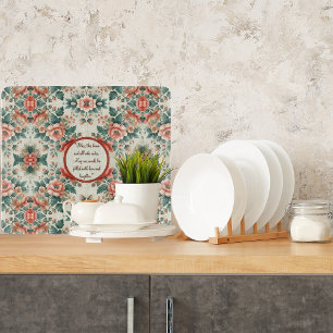 Country Cottage Floral Customisable  Cutting Board