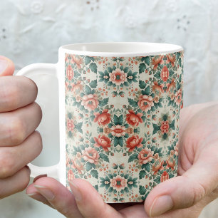 Country Cottage Floral Mug