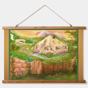 Country Cottage Hanging Tapestry