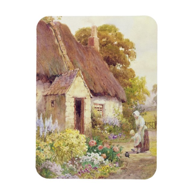 Country Cottage Magnet (Vertical)