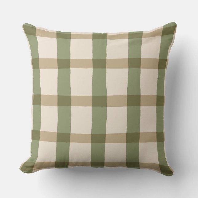 Country Cottage Plaid Cushion (Front)