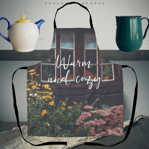 Country cottage with rustic garden apron