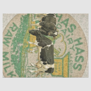 Country Cow Decoupage Tissue Paper