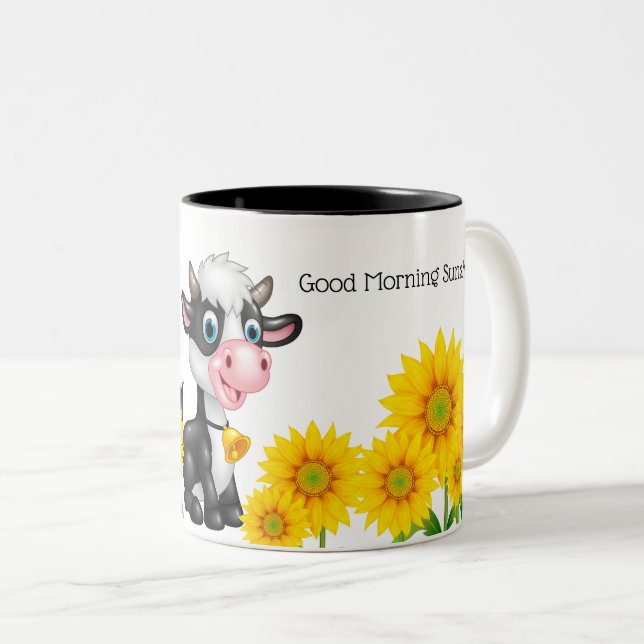 Country Cow Mug (Front Right)