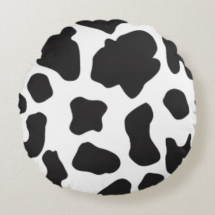 Country Cow Pattern Round Cushion