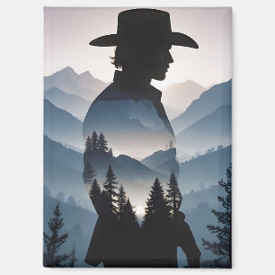 Country Cowboy Adventure Outdoors Nature Escape Magnet