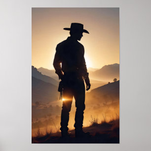 Country Cowboy Adventure Outdoors Nature Escape Poster