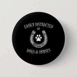 Country Cowgirl And Horse Loving Apparel - Easily 6 Cm Round Badge