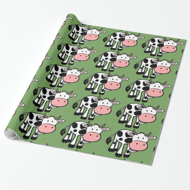 country cows wrapping paper (Unrolled)