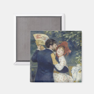 Country Dance by Pierre Renoir, Vintage Fine Art Magnet