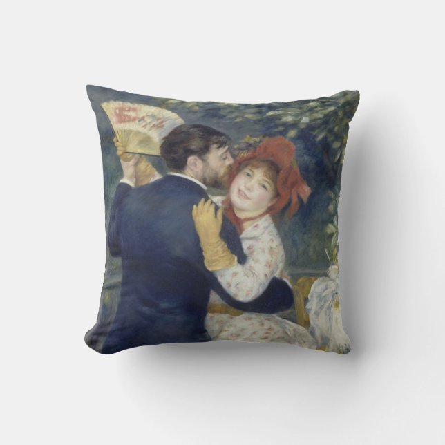 Country Dance - Renoir Impressionist Painting Cushion (Front)