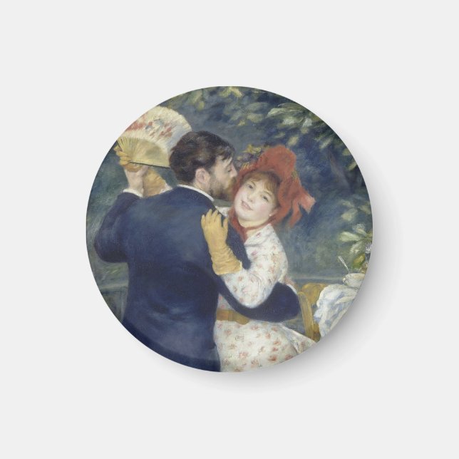 Country Dance - Renoir Impressionist Painting Magnet (Front)