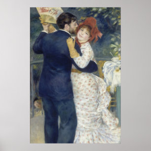 Country Dance - Renoir Impressionist Painting Poster