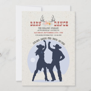 Country Dancers Invitation