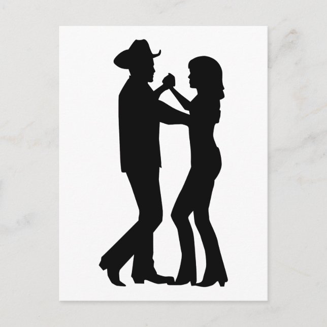 Country dancing postcard (Front)