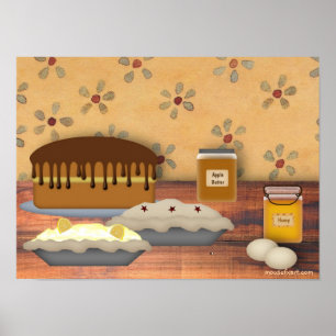 Country Desserts Print