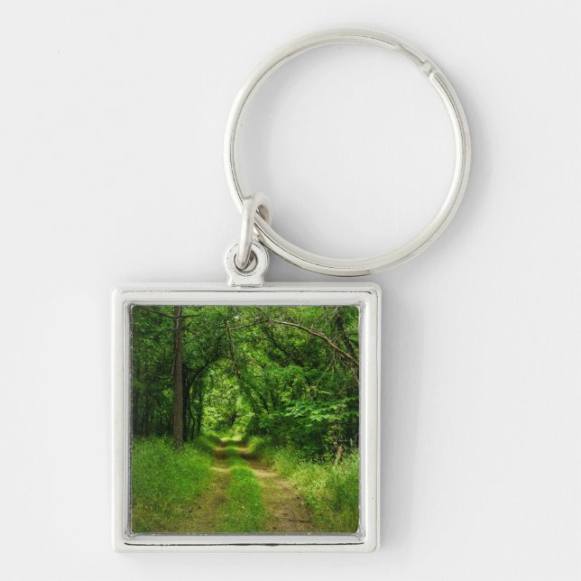Country Driveway Key Ring (Front)