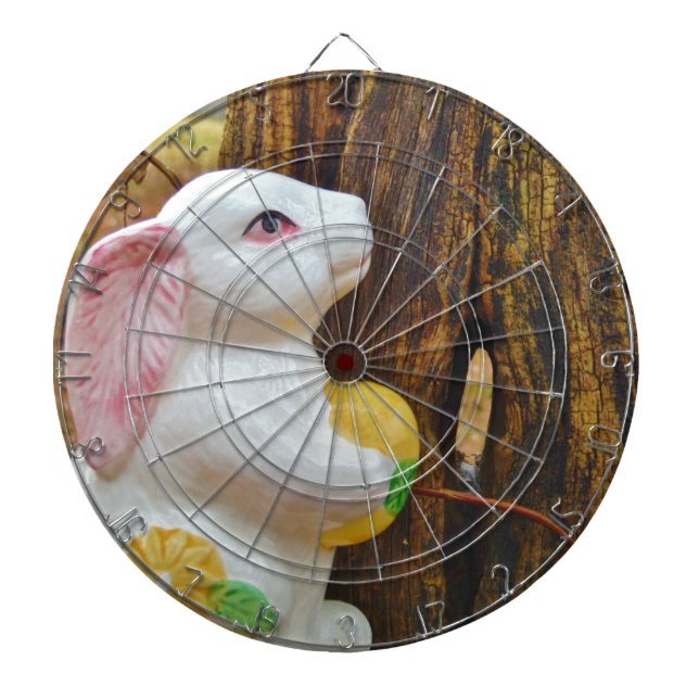 Country Easter Bunny Dartboard (Front)